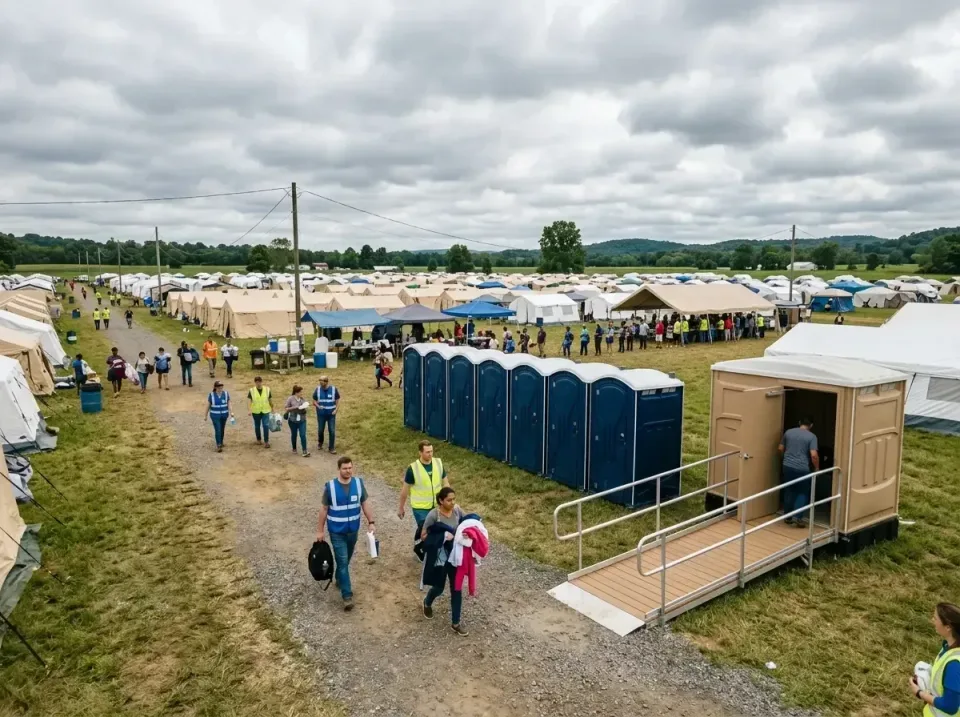 disaster-relief-camp-restrooms-010 — frequently asked questions, Dumpster & Portable Bathrooms Rental in Arcola, IL